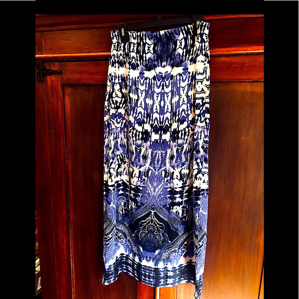 Express Sheer Lined Long Maxi Skirt